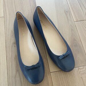 Prada Navy Blue Flats